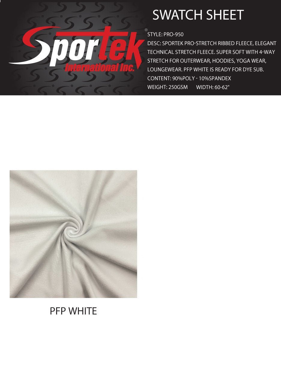 PRO - 950 Sportek Pro - stretch Ribbed Fleece - Sportek International Inc.