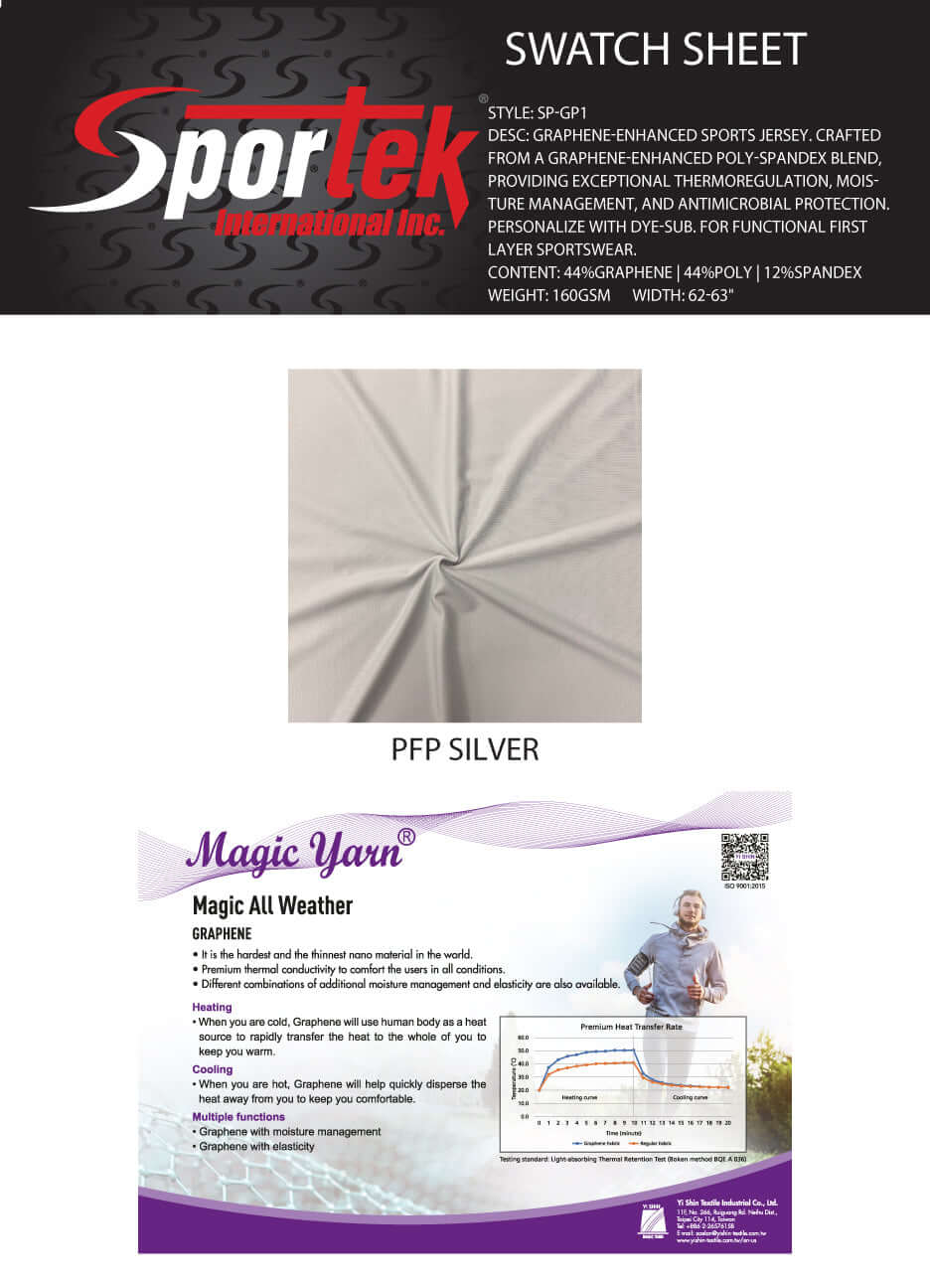 SP - GP1 Graphene - Enhanced Sports Jersey - Sportek International Inc.