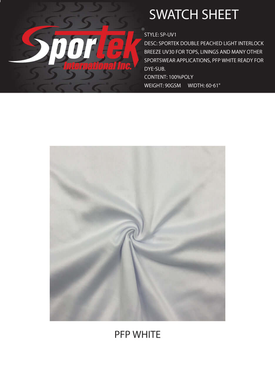 SP - UV1 Sportek Double - Peached Light Interlock - Sportek International Inc.