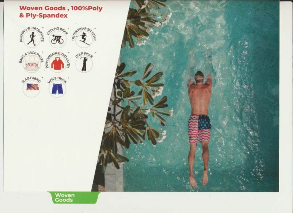 PFP Fabric for Dye - Sublimation Catalog - Sportek International Inc.