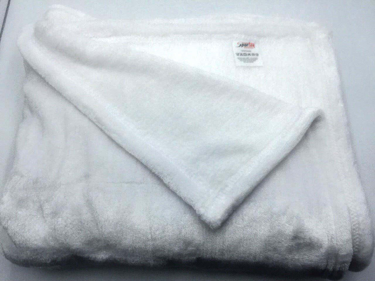 SP - BLF6080 Poly Flannel Premium Quality Soft Pile Hemmed Edge - Sportek International Inc.