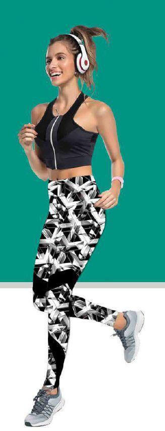 SP - DD65 Poly Spandex Digitally Wet Print Black and Grey - Sportek International Inc.