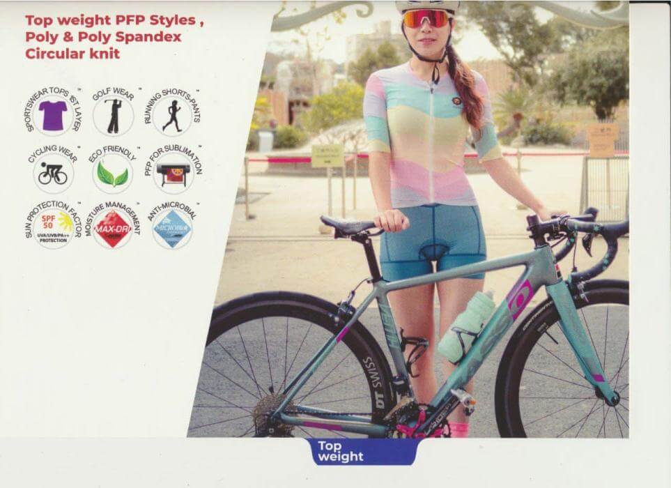 PFP Fabric for Dye - Sublimation Catalog - Sportek International Inc.