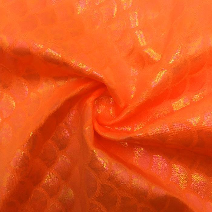 SP - Mermaid 101 Spandex Tricot with Rainbow clear shell - $14 per yard - $5 per color card - Sportek International Inc.