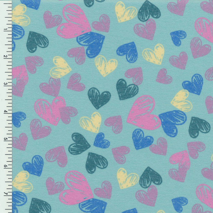 P - 3000L - 01190 - 1019 Cotton - Poly - Spandex Jersey Print - Sportek International Inc.