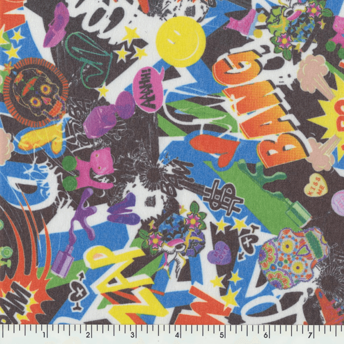 P - 3000L - 40894 - 1001 Cotton - Poly - Spandex Jersey Print - Sportek International Inc.