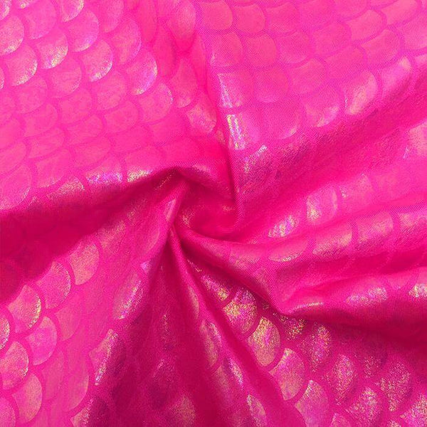 SP - Mermaid 101 Spandex Tricot with Rainbow clear shell - $14 per yard - $5 per color card - Sportek International Inc.