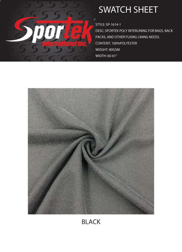 SP - 1614 - 1 Sportek Poly Interlining - Sportek International Inc.