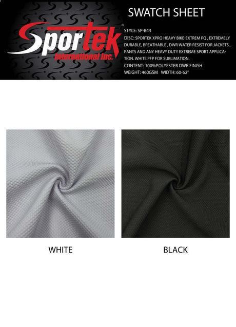 SP - B44 - Sportek Xpro Heavy Bike - Extreme PQ Extremely Durable Breathable DWR water resist - Sportek International Inc.