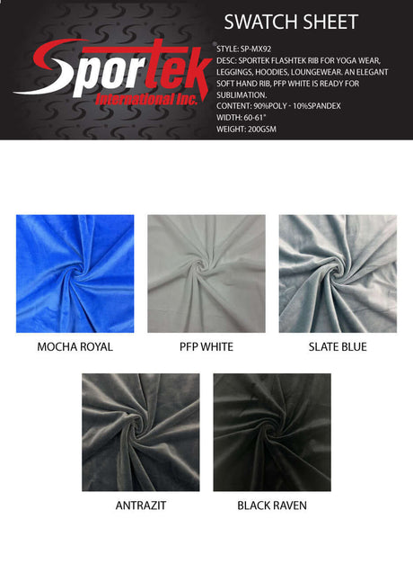 SP - MX92 Sportek Flashtek Rib - Sportek International Inc.