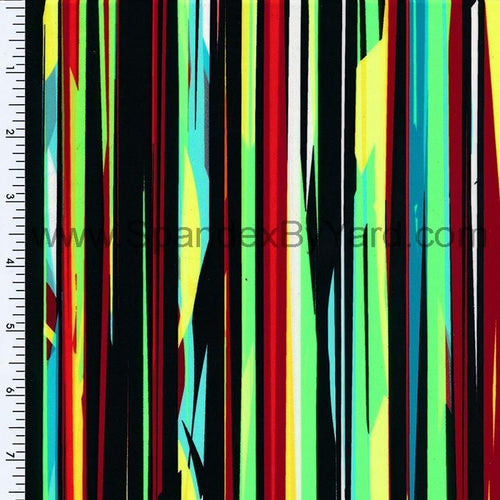 SP-NP2606 Joyfull Tree Neon Nylon Spandex Digitally Wet Print