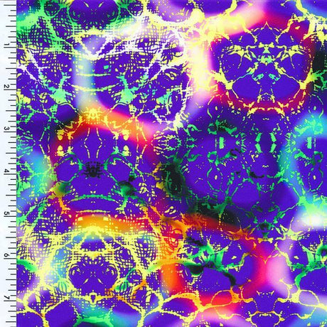 SP - NP2617 Sweet Dreams Blue Nylon Spandex Digitally Wet Print - Sportek International Inc.