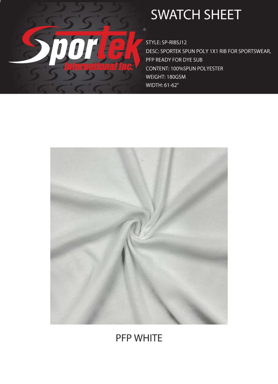 SP - RIBSJ12 Sportek Spun Poly 1x1 Rib - Sportek International Inc.