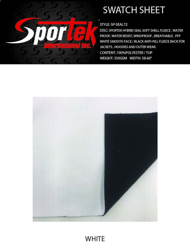 SP - SEAL72 Sportek Hybrid Seal Soft Shell Fleece - Sportek International Inc.