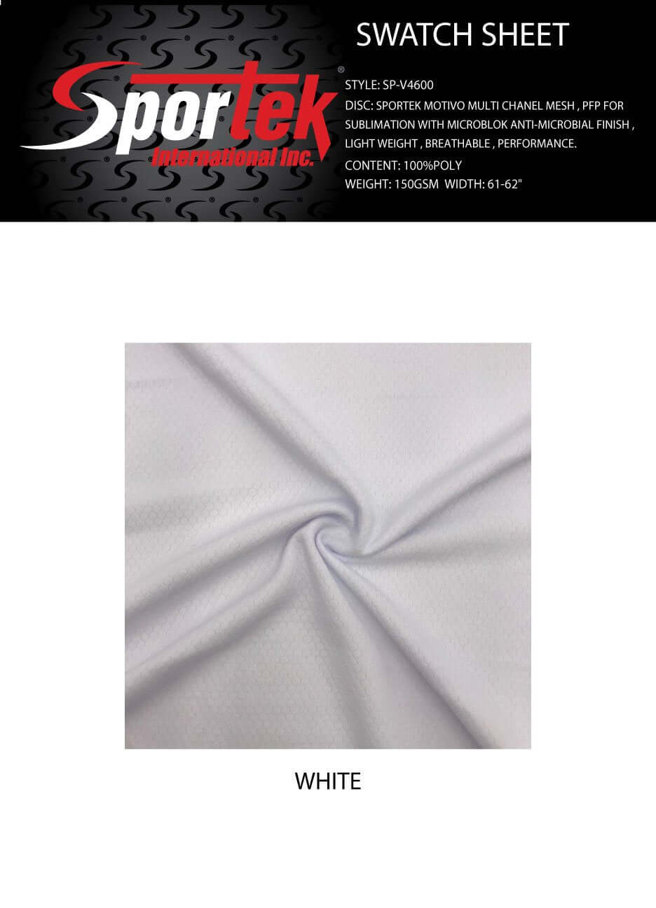 SP - V4600 Sportek Motivo Multi Chanel Mesh - Sportek International Inc.
