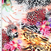 SP-NP2664 Pink Gold Black Green Nylon Spandex Digitally Wet Print