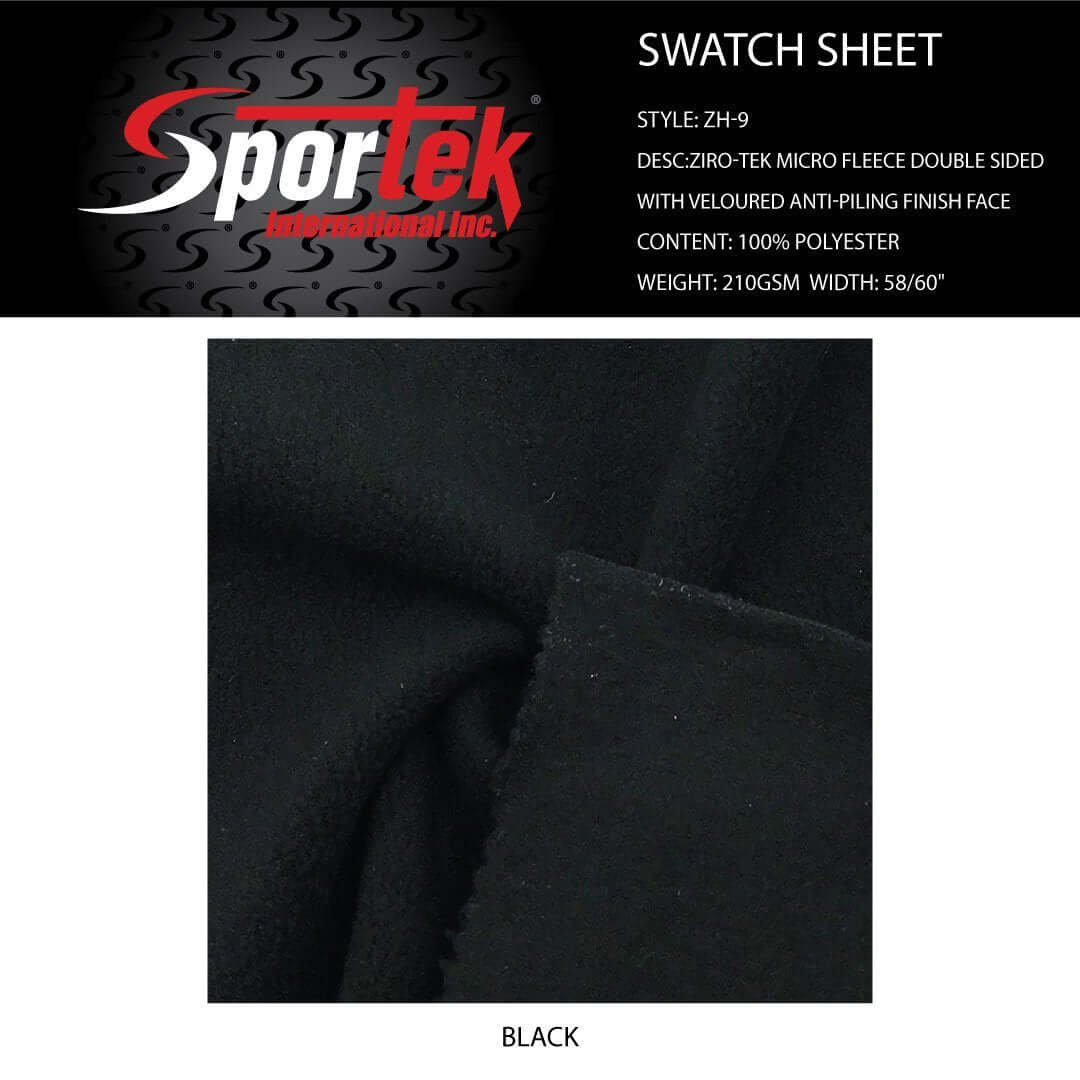ZH - 9 Ziro - Tek Micro Fleece 100 Wt | Veloured Anti - piling finish face - Sportek International Inc.