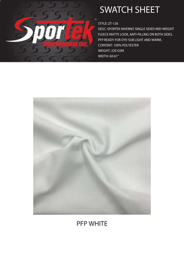 ZT-126 Sportek Inverno Single Sided Mid Weight Fleece Matte Look