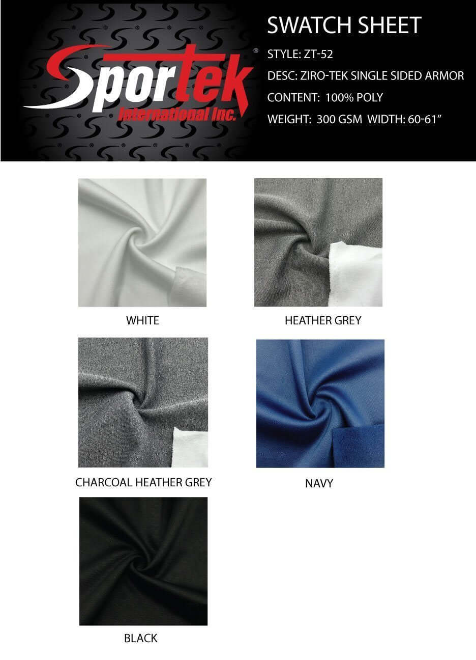 ZT - 52/ZT - 54 Ziro - Tek Single Sided Wind Armor - Sportek International Inc.