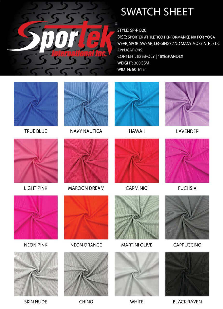 SP - RIB20 Sportek Athletico Performance Rib - Sportek International Inc.