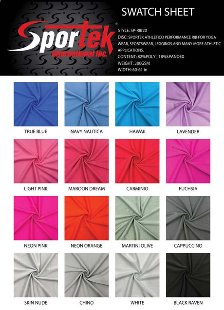 SP - RIB20 Sportek Athletico Performance Rib - Sportek International Inc.
