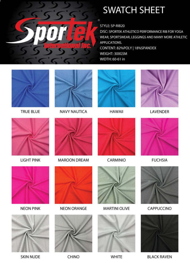 SP - RIB20 Sportek Athletico Performance Rib - Sportek International Inc.