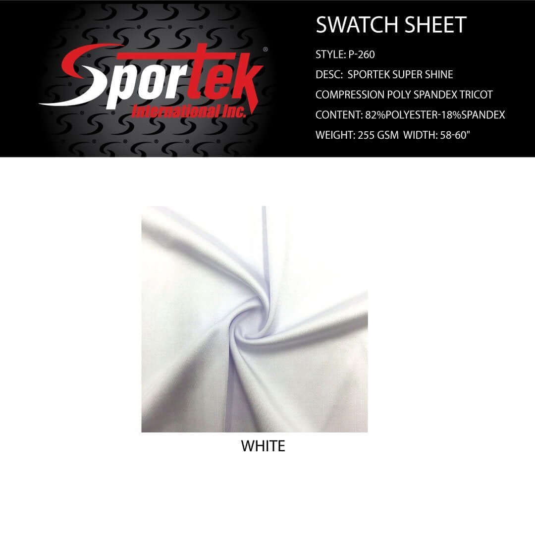 P - 260 Sportek Super Shine Compression Poly Spandex Tricot - Sportek International Inc.