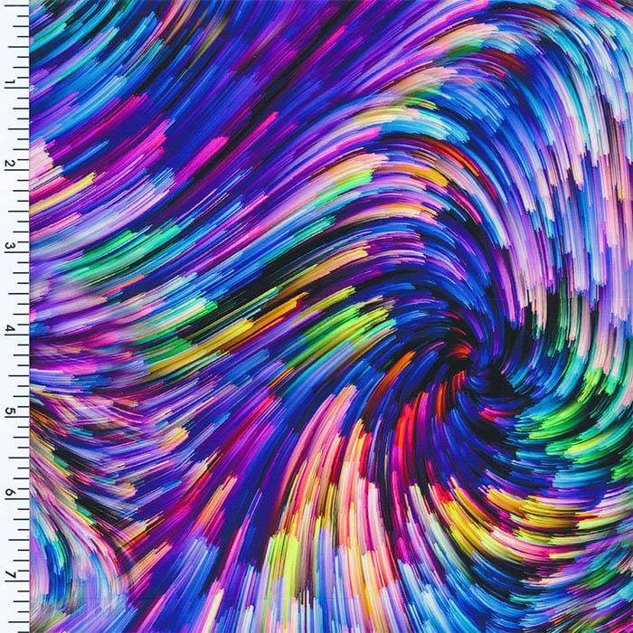 SP - NP2641 Wave of Colors Nylon Spandex Digitally Wet Print - Sportek International Inc.