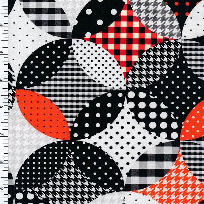 SP - NP2649 Geometric Happiness Nylon Spandex Digitally Wet Print - Sportek International Inc.