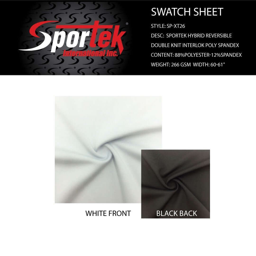 SP - XT26 Sportek Hybrid Reversible double knit interlock poly spandex - Sportek International Inc.