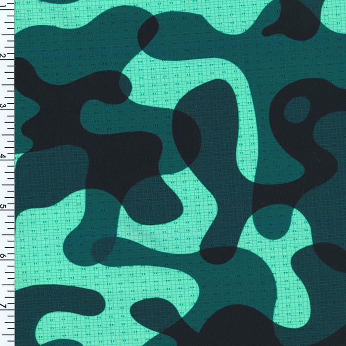 SP - NP2637 Textured Camo Dots Nylon Spandex Digitally Wet Print - Sportek International Inc.