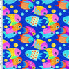 SP-NP2695 Happy Fish Nylon Spandex Digitally Wet Print