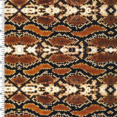 SP-NP2700 King Cobra Skin Nylon Spandex Digitally Wet Print