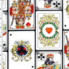 SP-NP2707 King of Cards Nylon Spandex Digitally Wet Print