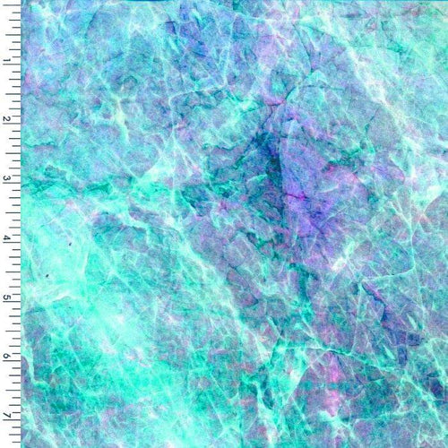 SP-NP2718 Oceanic Marble Stone Nylon Spandex Digitally Wet Print