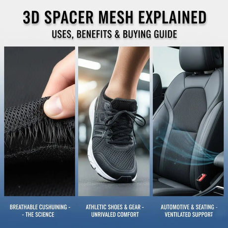 3D Spacer Mesh Explained: Uses, Benefits & Buying Guide - Sportek International Inc.