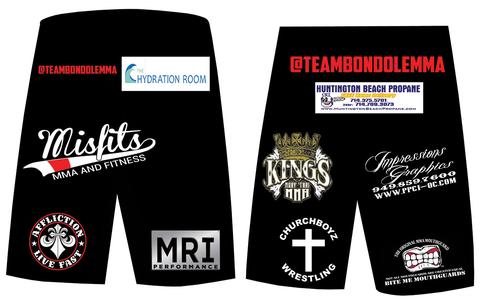 Sublimate your sponsors on your MMA gear