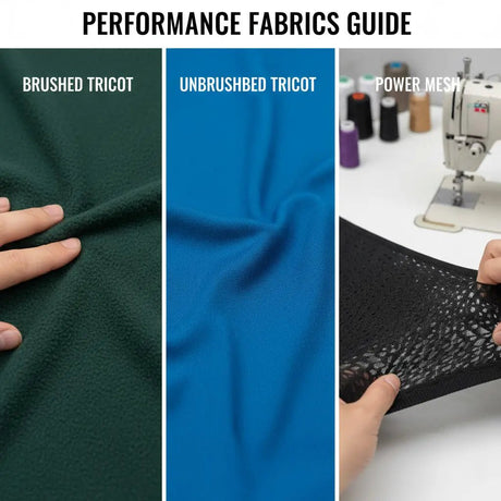 Brushed Tricot Uses and Performance Guide - Sportek International Inc.