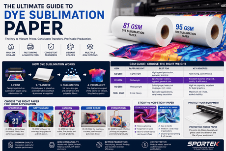 The Ultimate Guide to Dye Sublation Paper - Sportek International Inc.