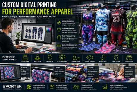 How to Source Fabric for an Activewear Brand: A Complete Guide for Apparel Companies - Sportek International Inc.