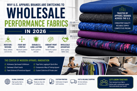 Why U.S. Apparel Brands Are Switching to Wholesale Performance Fabrics in 2026 - Sportek International Inc.
