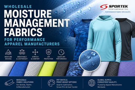 Wholesale Moisture Management Fabrics for Performance Apparel Manufacturers