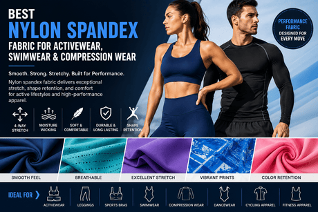 Best Nylon Spandex Fabric for Activewear, Swimwear & Compression Wear - Sportek International Inc.
