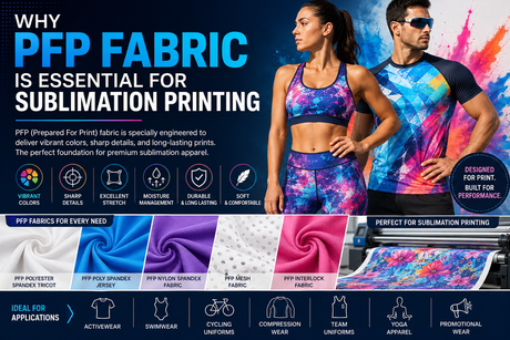 Why PFP Fabric Is Essential for Sublimation Printing - Sportek International Inc.