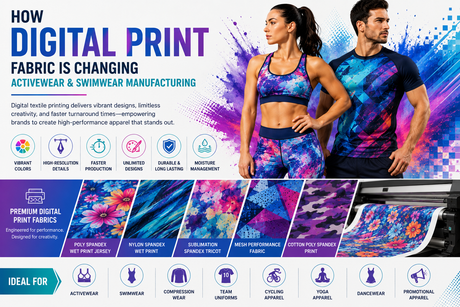 How Digital Print Fabric Is Changing Activewear & Swimwear Manufacturing - Sportek International Inc.