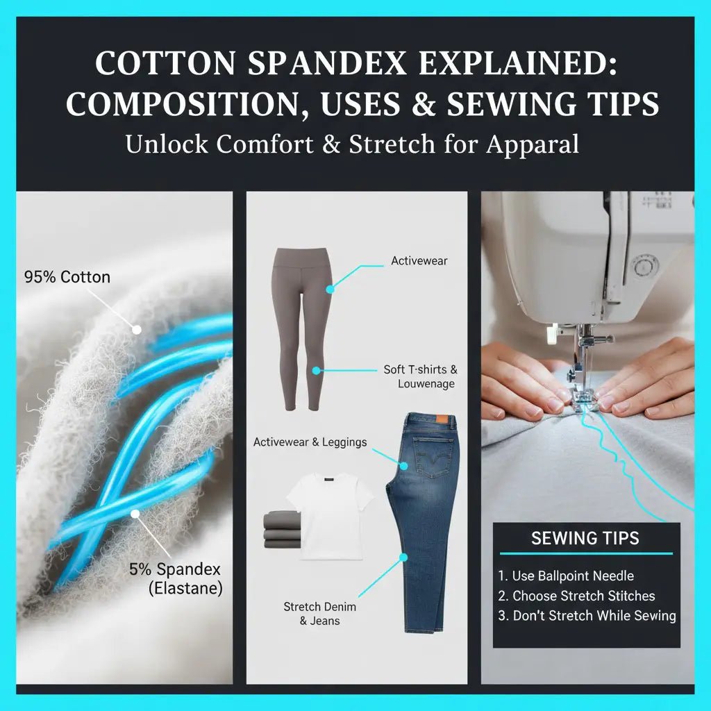 Cotton Spandex Explained:Composition, Uses & Sewing Tips - Sportek International Inc.