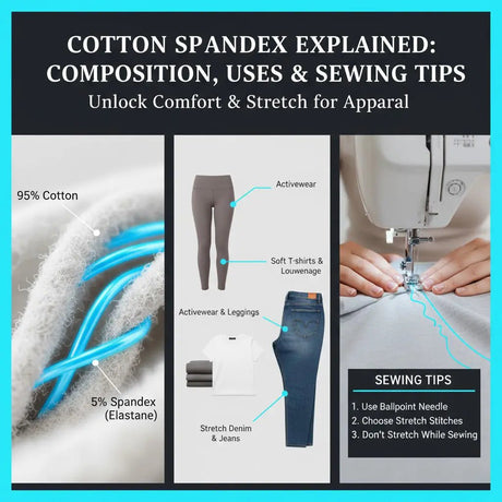 Cotton Spandex Explained:Composition, Uses & Sewing Tips - Sportek International Inc.
