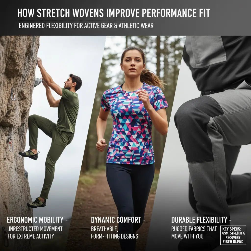 How Stretch Wovens Improve Performance Fit in Apparel - Sportek International Inc.