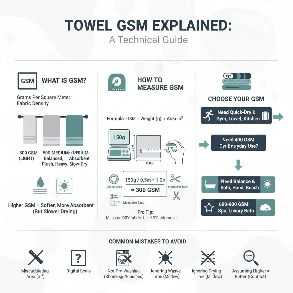 How to Measure GSM for Towels (and What It Means) - Sportek International Inc.