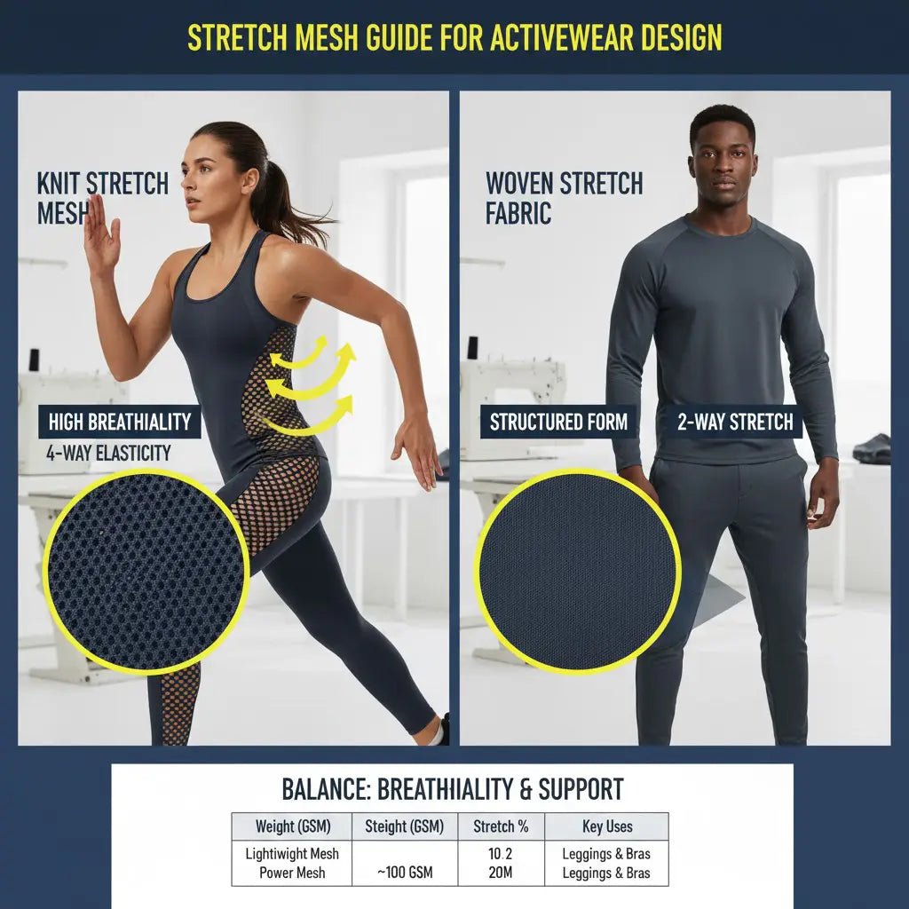 Stretch Mesh Guide for Activewear Design - Sportek International Inc.